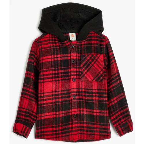 Koton Red Plaid Baby Boy Shirt