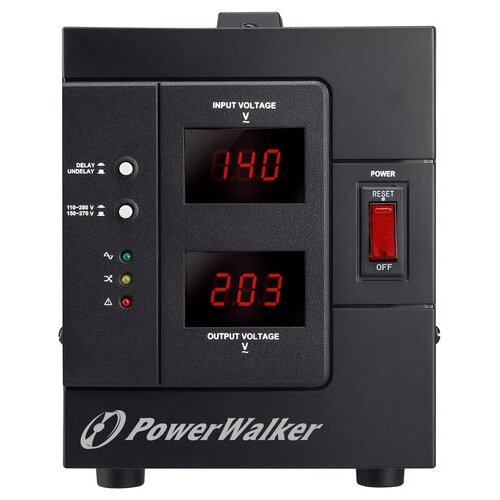 Powerwalker AVR 2000 SIV FR voltage regulator 2 AC outlet(s) 110 - 280 V Black Cene