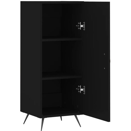  Komoda crna 34,5 x 34 x 90 cm od konstruiranog drva Slike