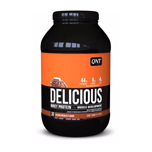 QNT delicious whey protein, cookies & creme, 908g Cene