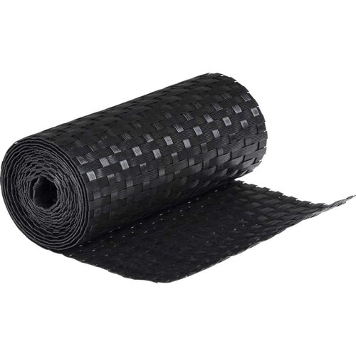 VidaXL Balkonski zasloni 5 kom crni 255 x 19 cm od poliratana Slike