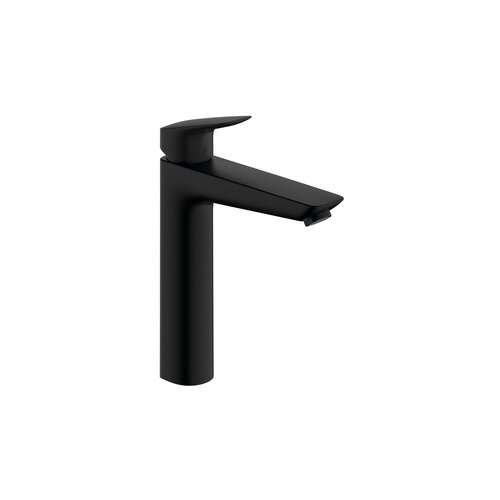 Hansgrohe Logis 190 Matt Black baterija (slavina) za umivaonik sa odlivnim ventilom sifona pop-up 71090670 Cene