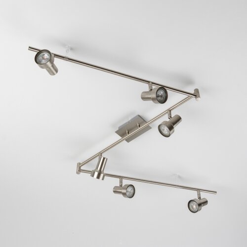  LED spot svetiljka 6xGU10/4,7W/230V mat hrom Slike
