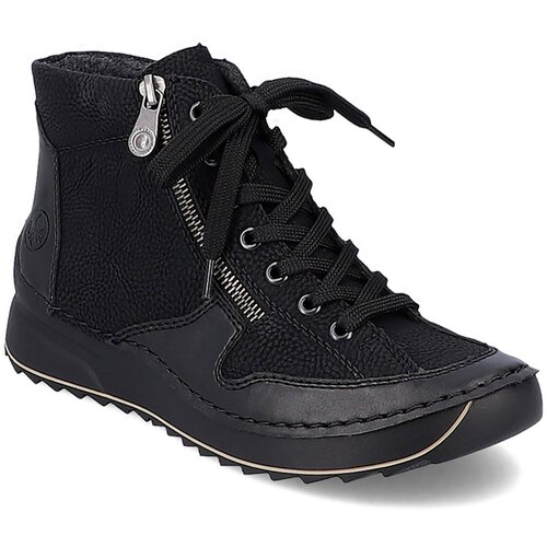 Rieker Škornji 51517-00 Schwarz / Schwarz 00 Cene