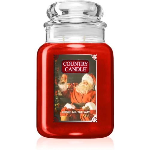 Country Candle Jingle All The Way dišeča sveča 680 g