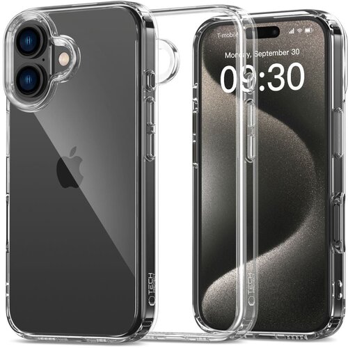 TECH-PROTECT FlexAir Hybrid ovitek za iPhone 16, Prozoren Cene