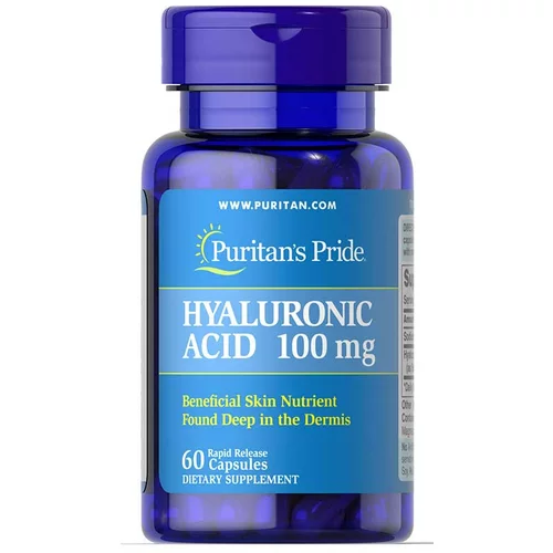  Puritan's Pride Hialuronska kislina 100 mg, kapsule
