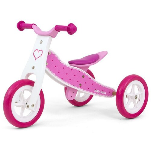 Milly Mally 2u1 tricikl bez pedala srca Slike
