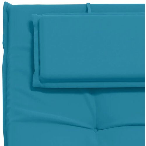  Jastučić za ležaljku GEMERT 100% poliester Svjetloplava - Svjetloplava 190 x 60 x 9 cm Poliester Slike