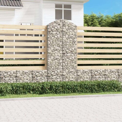  Gabionska košara s lukom 100x30x220/240 cm pocinčano željezo Cijene