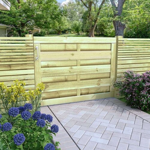  Vrata od impregnirane borovine 100 x 75 cm zelena Slike