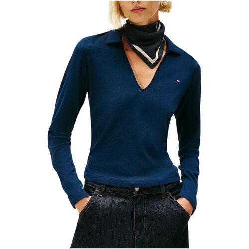 Tommy Hilfiger Majice &amp;amp; Polo majice WW0WW47850 Modra Slike