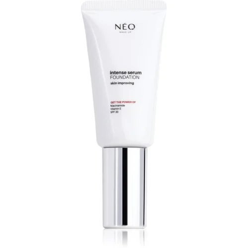 NEO MAKE UP Intense Serum Foundation lagani puder SPF 30 nijansa 02 Ivory 30 ml