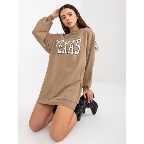 ex moda Sweatshirt-EM-BL-U719.82P-dark beige Cene