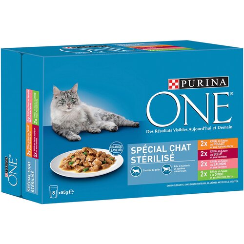 Purina ONE Sterilised Cat - 8 x 85 g Cene