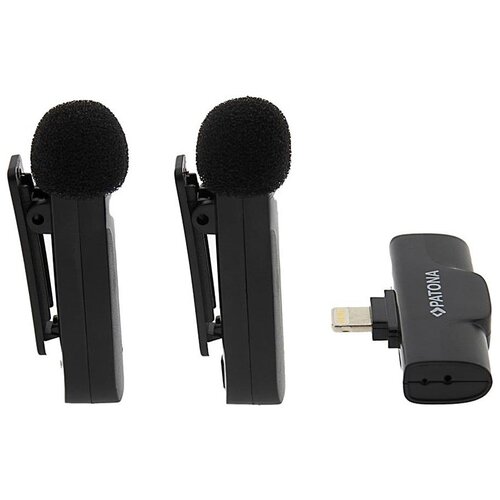 Patona SET od 2 bežična mikrofona sa klipom za iPhone, USB-C 5V Cene