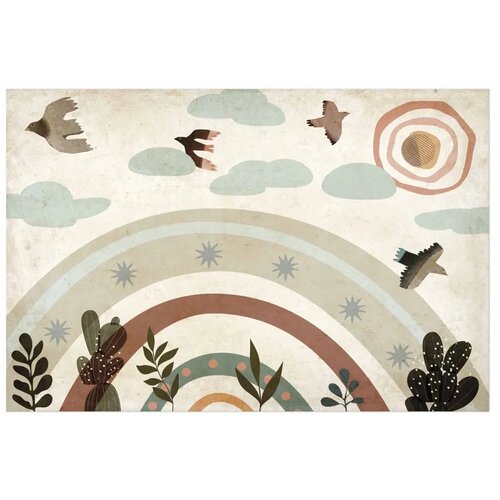  Plakat - Rainbow and Birds 90x60 Bez okvira Slike