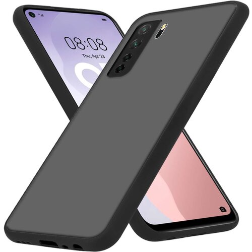 Cadorabo Huawei P40 LITE 5G/NOVA 7 SE in matirana črna barva - Hibridni zaščitni ovitek s TPU silikonom v notranjosti in matirano plastično zadnjo str, (20859851) Cene