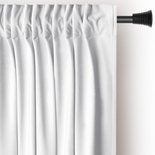Restilo Bela žametna zavesa za delno zatemnitev 140x270 cm Pleat – Cene