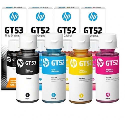 HP GT53XL BK + GT52 CMY ORIGINAL KOMPLET OD 4 kertridža Cene