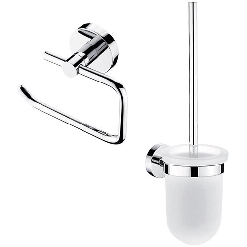  nimco un set-94WN-26 - zidna wc četka i držač toaletnog papira unix, hrom Slike
