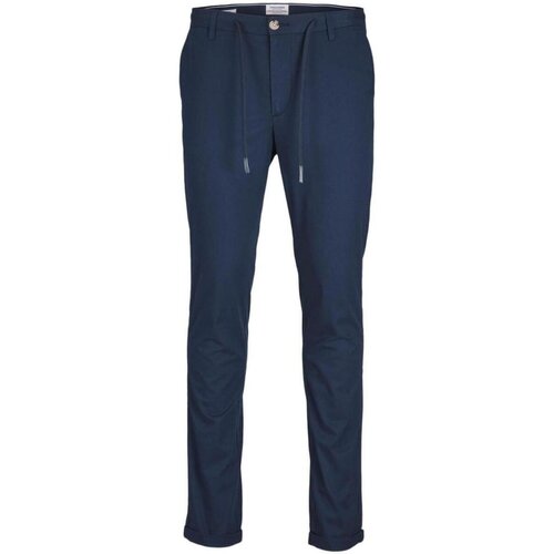 Jack & Jones Hlače Chino / Carrot - Modra Cene