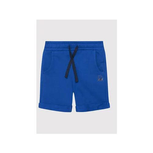 United Colors Of Benetton Športne kratke hlače 3J68I0638 Modra Regular Fit