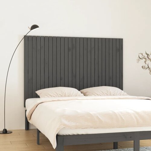  Zidno uzglavlje sivo 166x3x110 cm od masivne borovine Cijene