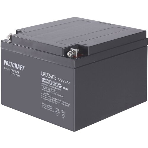 Voltcraft CE12V/24Ah VC-12713980 svinčeni akumulator 12 V 24 Ah svinčevo-koprenast (Š x V x G) 166 x 125 x 175 mm M5-vijačni priklop brez vzdrževanja, (20829098) Cene