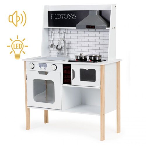 ECO TOYS drvena kuhinja za decu + sounds of lights Cene
