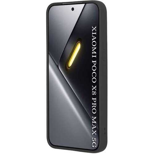 Techsuit SoftFlex silikonska maska za Xiaomi Poco X8 Pro Max &amp;ndash; crna Slike