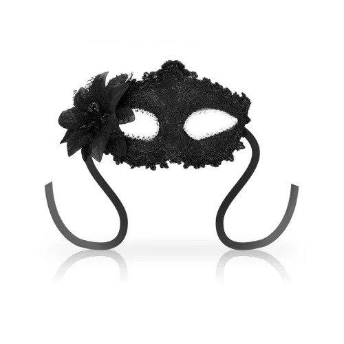 Ohmama s Venetian Eyemask Side Flower Black