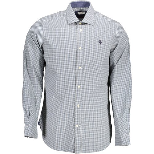 U.S. Polo Assn. US POLO SHIRT LONG SLEEVE MAN LIGHT BLUE Slike