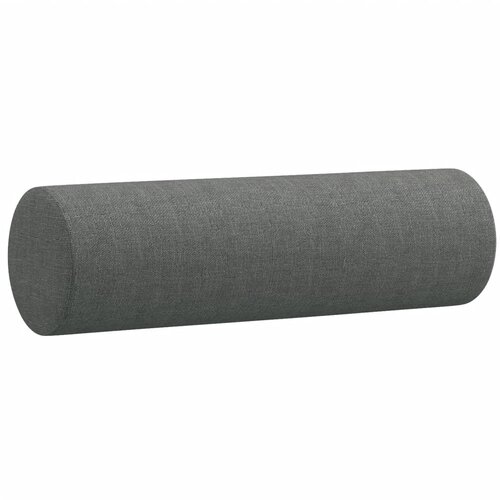  3-dijelni set sofa s jastucima tamnosivi od tkanine Slike