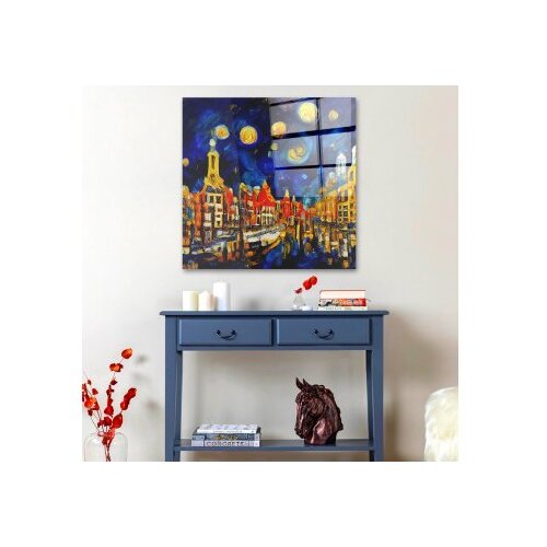 Wallxpert Slika od kaljenog stakla 70x70cm Slike