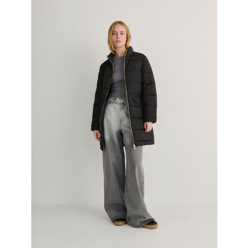Reserved Ladies` coat - črna Cene