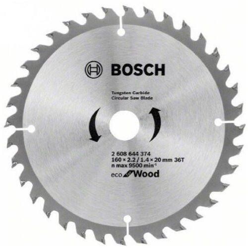 Bosch list kružne testere eco for wood 160 x 2.2 1.4 x 20 36 t Cene