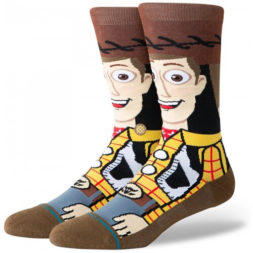 Stance Nogavice Woody crew Kostanjeva Slike