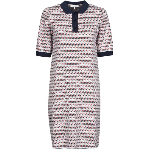 Tommy Hilfiger th cube shift short dress ss multicolour