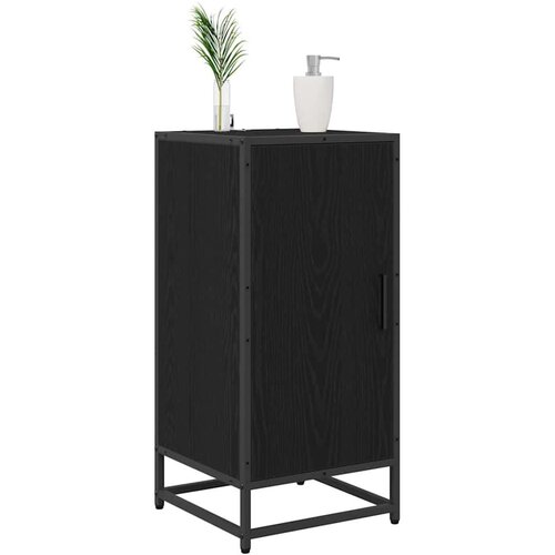 VidaXL Kreveta Crni hrast 35 x 35.5 x 76 cm Konstruirano drvo Slike