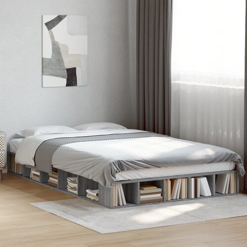 Furnova Posteljni okvir siva sonoma 120x200 cm inženirski les, (21934566) Slike