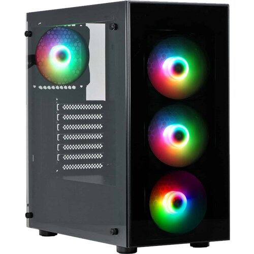Kuciste Spire case VISION 7025 RGB gaming ATX 4xRGB fan 120mm VGA 370mm CPU cooler 170mm SPM7025GU3-4RGB Cijene