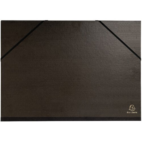 MAPA kartonska lakirana sa gumicom 32x45cm(A3) Exacompta 548000E crna Cene