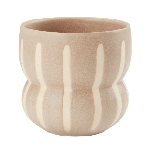  Plant saksija pot Jerry fi 14xH13cm w/lines ( 4912178 ) Slike