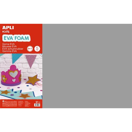Apli Eva pena siva 400x600x2mm 5 kos, (20392937) Cene