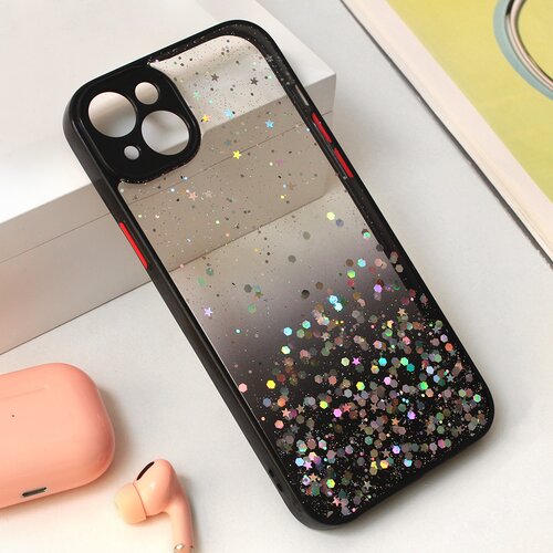  Torbica frame glitter za iphone 15 plus 6.7 crna Cene
