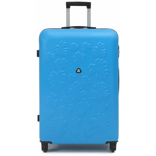 Semiline Velik trdi kovček T5570-6 Modra