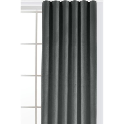 Filumi Temno siva žametna zavesa za delno zatemnitev 400x300 cm Velto &amp;ndash; Slike