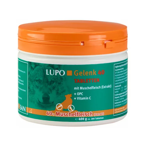 Luposan LUPO Gelenk 40 Tabletten - Varčno pakiranje: 2 x 400 g (pribl. 400 tablet)
