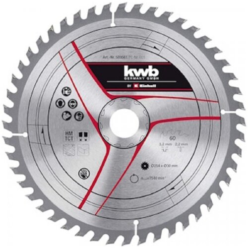 Einhell KWB TCT rezni list 250X30X3.2mm T48 49589351 Cene